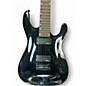 Used Jackson JS22-7 Dinky 7 String Black Solid Body Electric Guitar