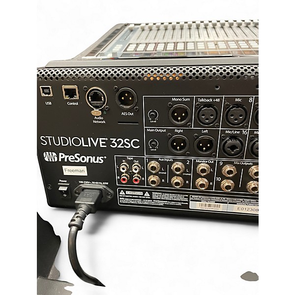 Used PreSonus STUDIOLIVE 32SC Digital Mixer