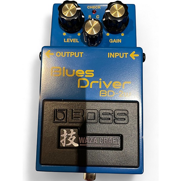 Used BOSS BD2W Blues Driver Waza Craft Effect Pedal