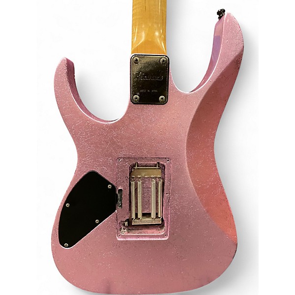 Used Ibanez RG470 Pink Sparkles Solid Body Electric Guitar
