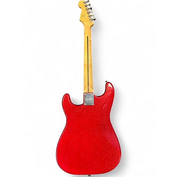 Used Squier FSR Bullet Stratocaster Red Sparkle Solid Body Electric Guitar