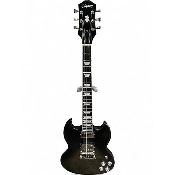 Used Epiphone SG MODERN FIGURED TRANS BLACK FADE Solid Body Electric Guitar