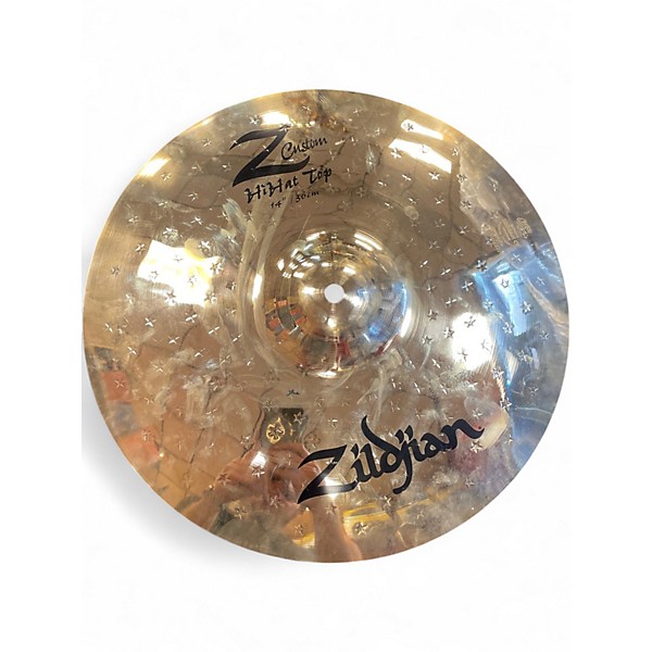 Used Zildjian 14in Z Custom Hi Hat Pair Cymbal
