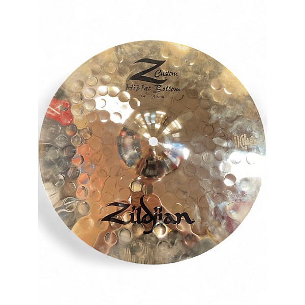 Used Zildjian 14in Z Custom Hi Hat Pair Cymbal