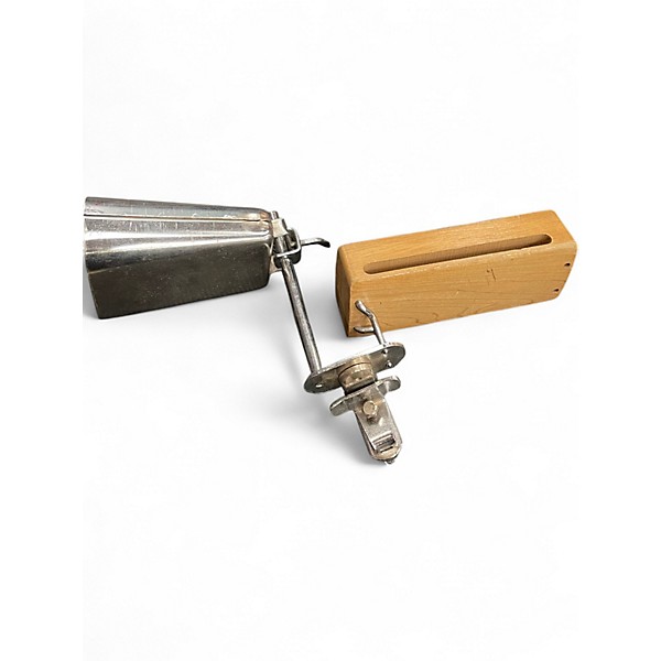 Used Na WOOD BLOCK AND COWBELL Cowbell