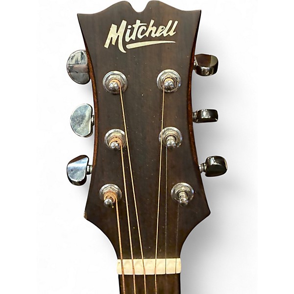 Used Mitchell T413CE Natural Acoustic Electric Guitar