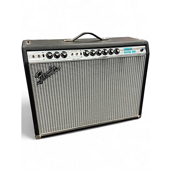 Used Fender 1968 Custom Vibrolux Reverb Tube Guitar Combo Amp