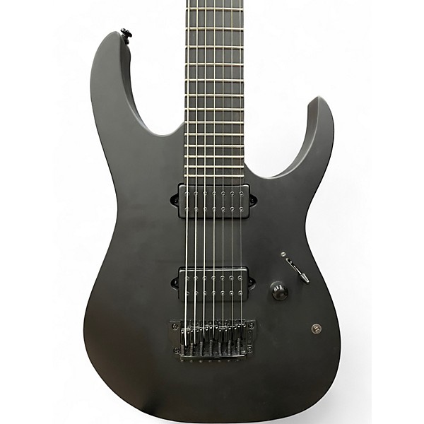 Used Ibanez RGIXL7 Satin Black Solid Body Electric Guitar