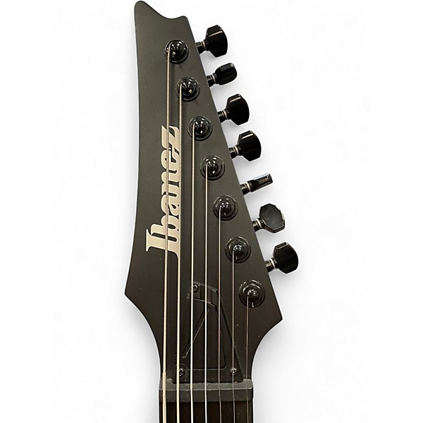 Used Ibanez RGIXL7 Satin Black Solid Body Electric Guitar