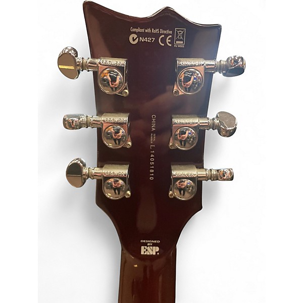 Used ESP LTD EC 401V Gold Top Solid Body Electric Guitar