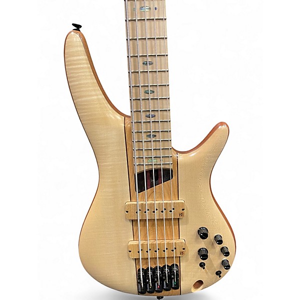 Used Ibanez SR5FMDX2 Natural Electric Bass Guitar