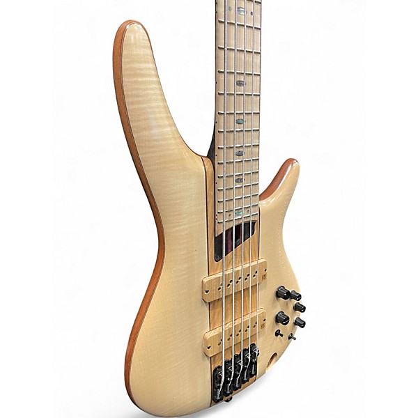Used Ibanez SR5FMDX2 Natural Electric Bass Guitar