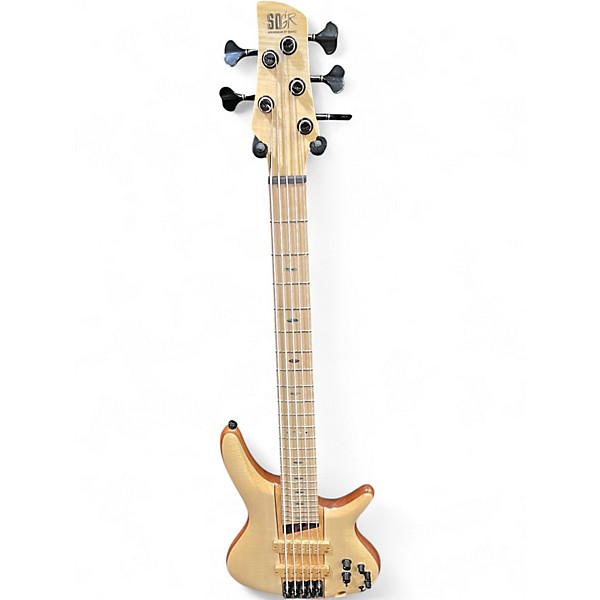 Used Ibanez SR5FMDX2 Natural Electric Bass Guitar
