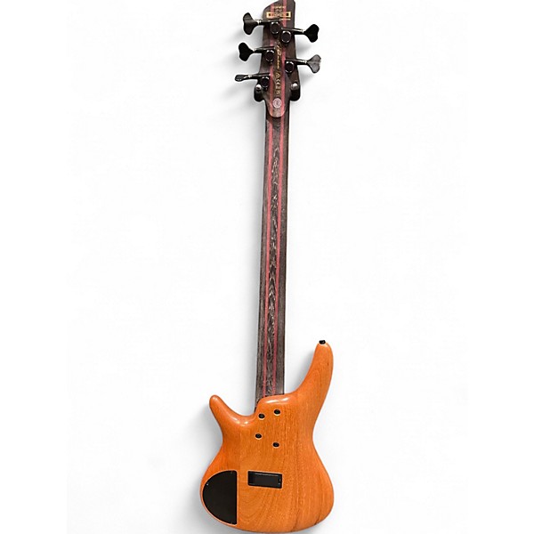 Used Ibanez SR5FMDX2 Natural Electric Bass Guitar