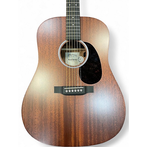 Used Martin D10E-01 Satin Natural Acoustic Electric Guitar