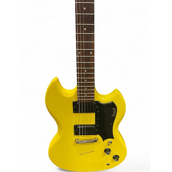 Used Guild POLARA Yellow Solid Body Electric Guitar
