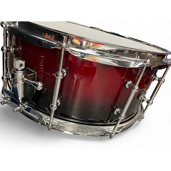 Used SPL 14X5.5 468 Red to Black Fade Drum