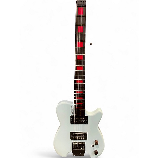 Used Kiesel HH2 Holdsworth baby blue Solid Body Electric Guitar