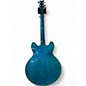 Used Aio Wolf SH-335 Turquoise Hollow Body Electric Guitar