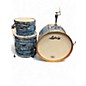 Used Ludwig 3 Piece Club Date Oyster Blue Drum Kit thumbnail