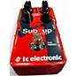 Used TC Electronic Sub N Up Octaver Effect Pedal