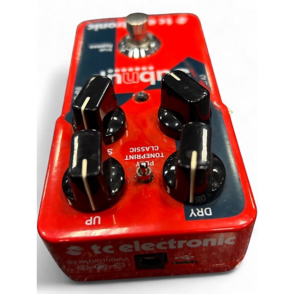 Used TC Electronic Sub N Up Octaver Effect Pedal