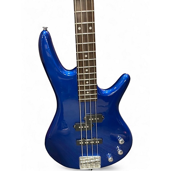 Used Ibanez Gio 4 String Blue Electric Bass Guitar