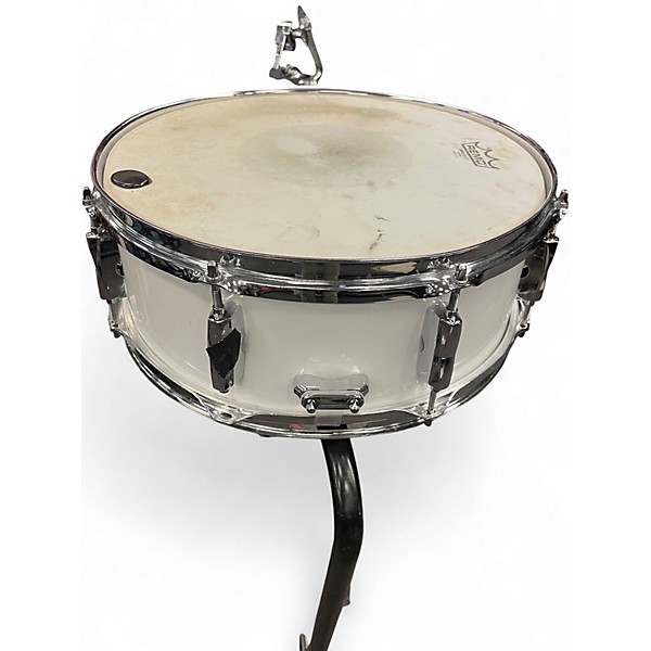 Used Pearl 14in Export Snare Pearl White Drum