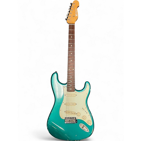 Used K Line SPRINGFIELD Sherwood Green Metallic Solid Body Electric Guitar