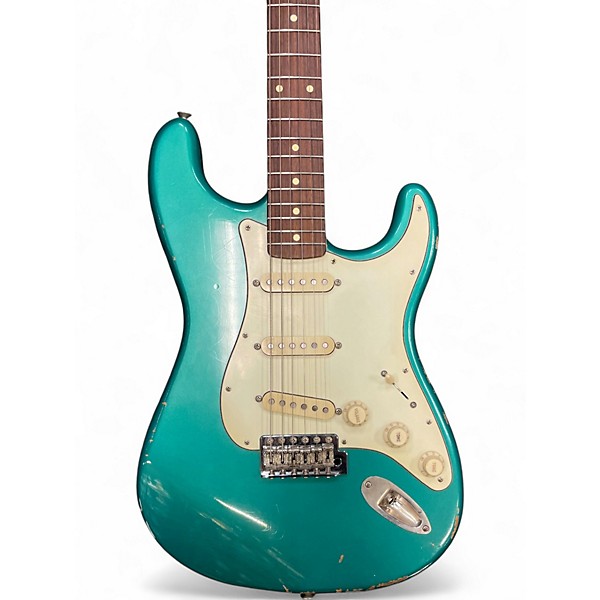 Used K Line SPRINGFIELD Sherwood Green Metallic Solid Body Electric Guitar