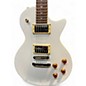 Used Xaviere LP Copy Style White Solid Body Electric Guitar