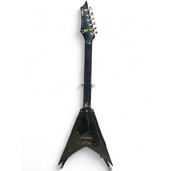 Used Dean DAVE MUSTAINE VMNT LIMITED Trans Blue Solid Body Electric Guitar