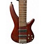 Used Ibanez SR506 6 String Natural Electric Bass Guitar