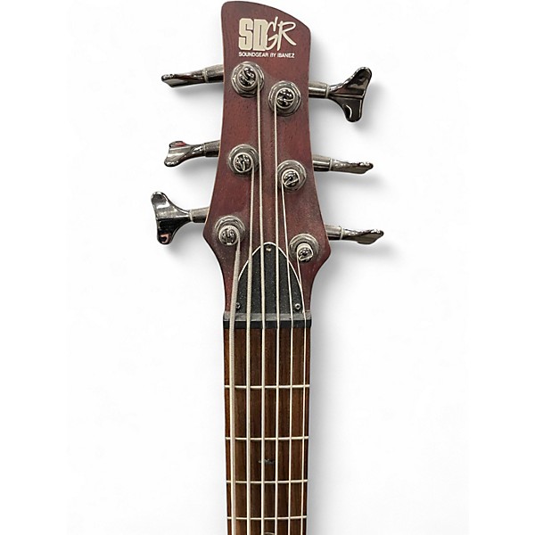 Used Ibanez SR506 6 String Natural Electric Bass Guitar
