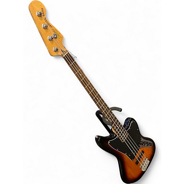 Used Squier Vintage Modified Jaguar Bass Special Sunburst Electric Bass Guitar