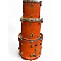 Used Pearl 8 Piece EXPORT SERIES Orange Drum Kit thumbnail