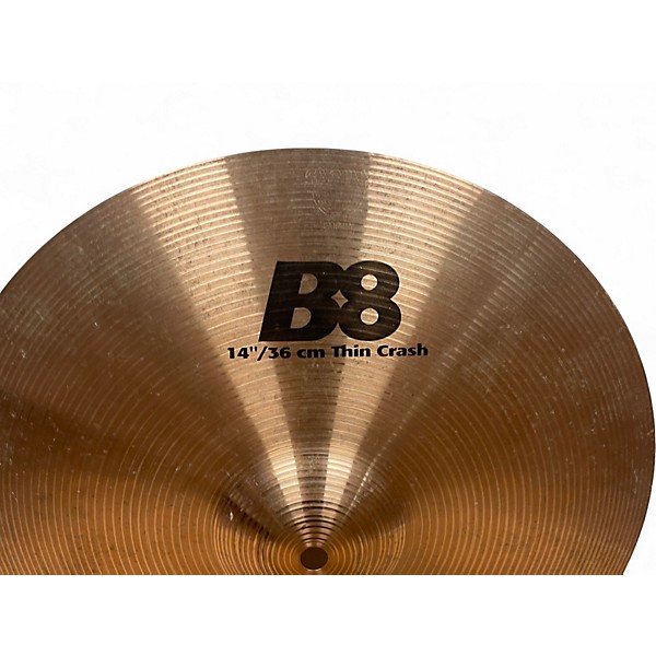 Used SABIAN 14in B8 Thin Crash Cymbal