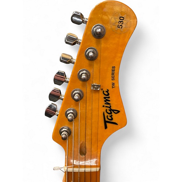 Used Tagima TV Series 2 Color Sunburst Solid Body Electric Guitar