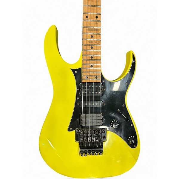 Vintage 1987 Ibanez RG550 Desert Yellow Solid Body Electric Guitar