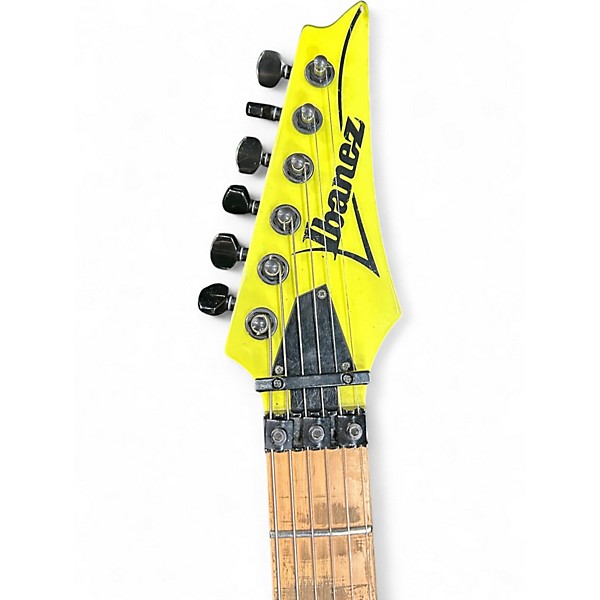 Vintage 1987 Ibanez RG550 Desert Yellow Solid Body Electric Guitar
