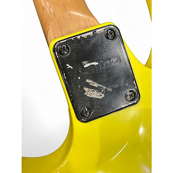 Vintage 1987 Ibanez RG550 Desert Yellow Solid Body Electric Guitar