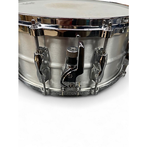Used Yamaha 14in Recording Custom Brushed Aluminum Drum