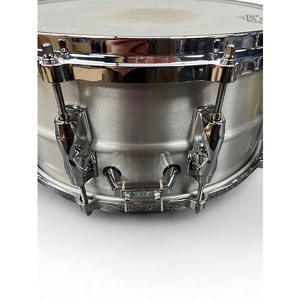 Used Yamaha 14in Recording Custom Brushed Aluminum Drum