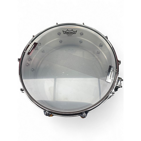 Used Yamaha 14in Recording Custom Brushed Aluminum Drum