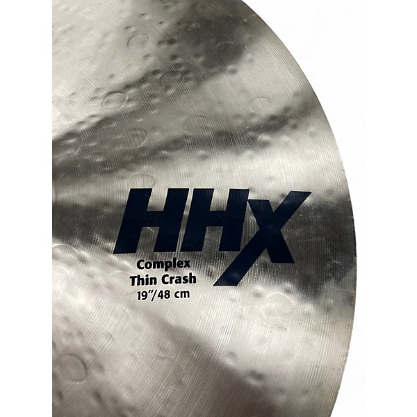 Used SABIAN 19in HHX Complex Thin Crash Cymbal
