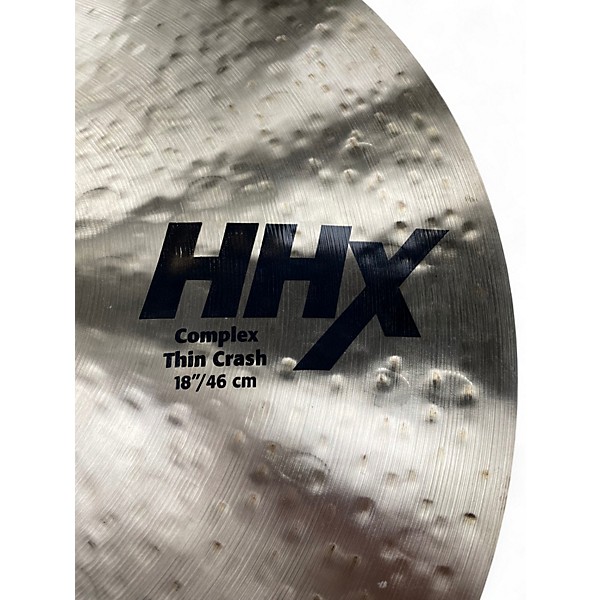 Used SABIAN 18in HHX Complex Thin Crash Cymbal