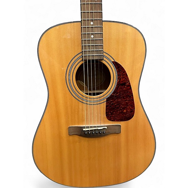 Used Fender CD140S Dreadnought Natural Acoustic Guitar