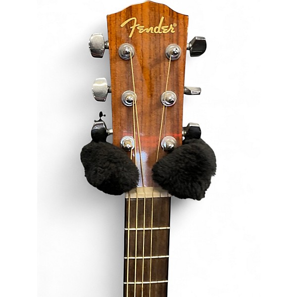 Used Fender CD140S Dreadnought Natural Acoustic Guitar