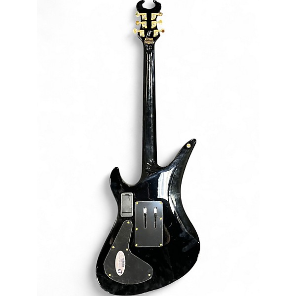 Used Schecter Guitar Research Synyster Gates Signature Custom S Black and Gold Solid Body Electric Guitar