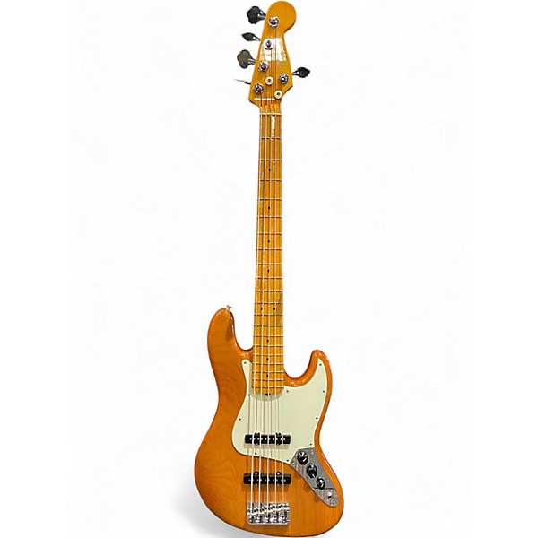 Used Fender American Professional II Jazz Bass V Roasted Pine Electric Bass Guitar